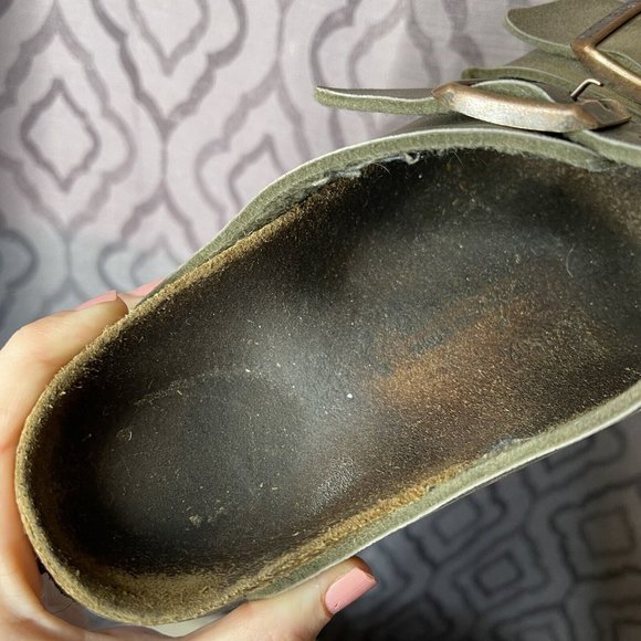 birkenstock 41 arizona leather brown 10 *read Description For Measurements - Picture 8 of 8